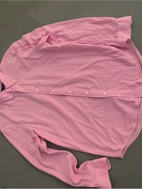 Ralph Lauren Pink Long-Sleeve Button-Down Shirt